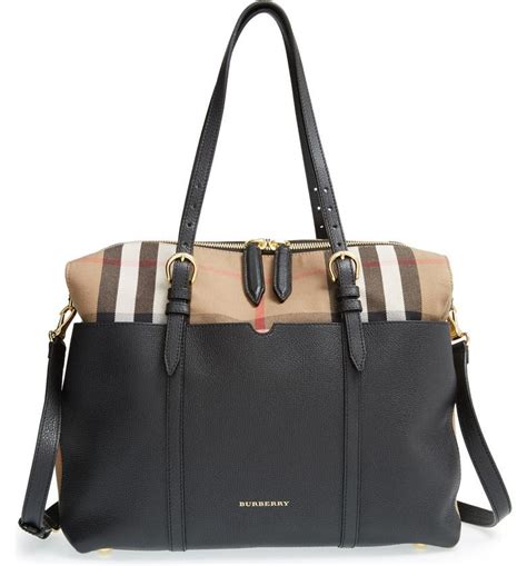 pink burberry diaper bag|designer diaper bags Burberry.